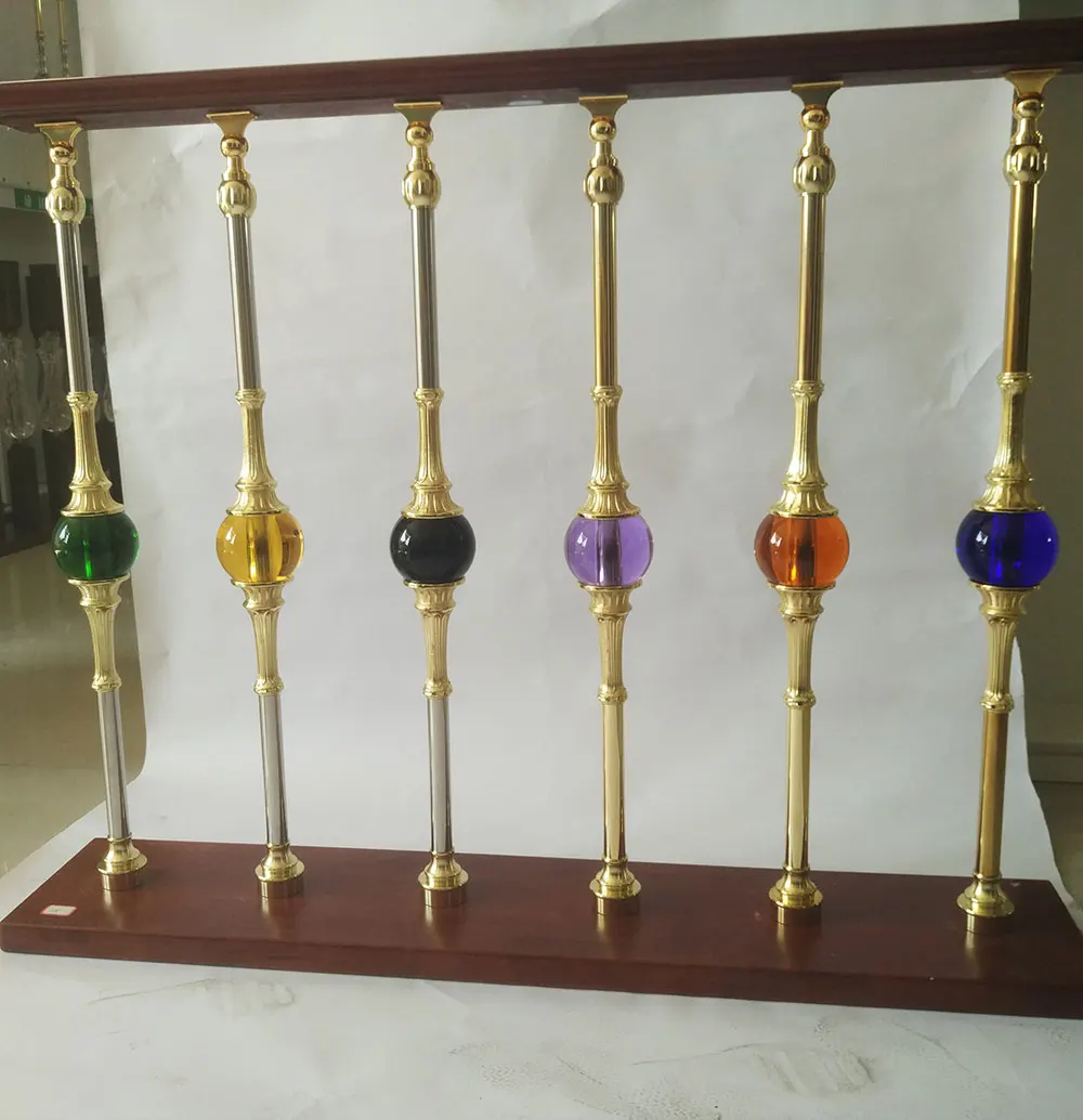 Ad-el Baluster Railing Indoor Stairs Balcony Hand Rail Staircase Railing Glass Balustrades For Stairs