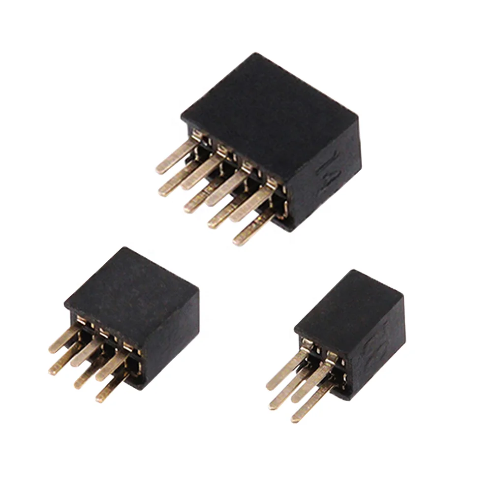 Female Header Connector Multiple Specifications 1.27 / 2.0 2.54 mm Pitch Single-row Double-row and More Size for Customizing