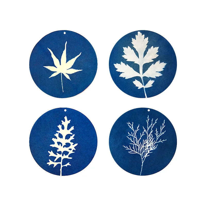 Sun Print Paper Cyanotype Paper A4 A5 Solar Drawing  Sensitivity Nature Printing Paper for Kids Adults Arts Crafts DIY Project