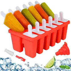 Homemade Silicone Frozen Ice Popsicle Maker Custom Silicone Ice Cream Mold