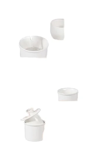 Керамическая тарелка с крышкой в форме колокольчика