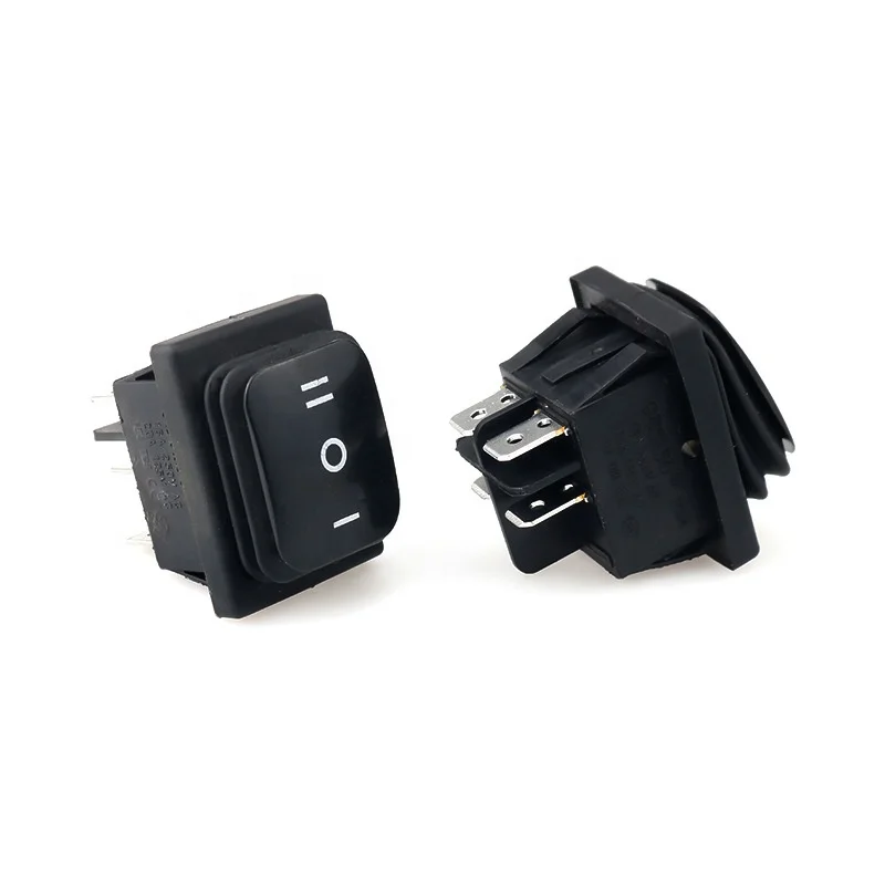 led Illuminated rocker panel switches 4Pin 3 way rocker switch Waterproof