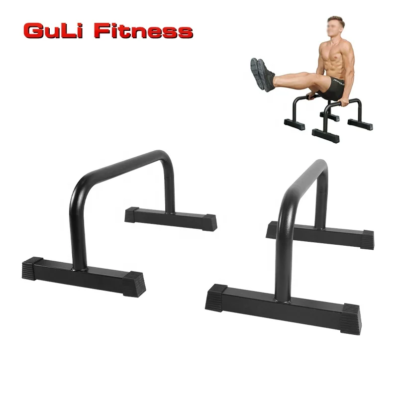 Deluxe Push Up Bar OEM/ODM Equalizer Bar Core Training Workout Push Up Stand Steel Tube Parallettes Equalizer bar