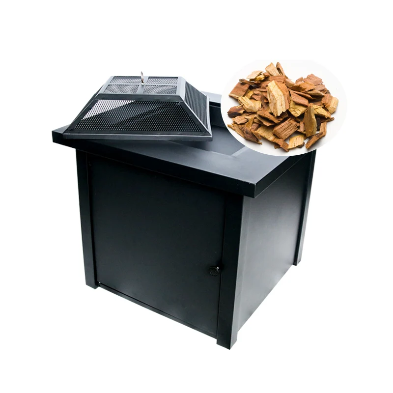 CLUX outdoor fire pit garden square 30in wood burning patio outside Firepit bbq