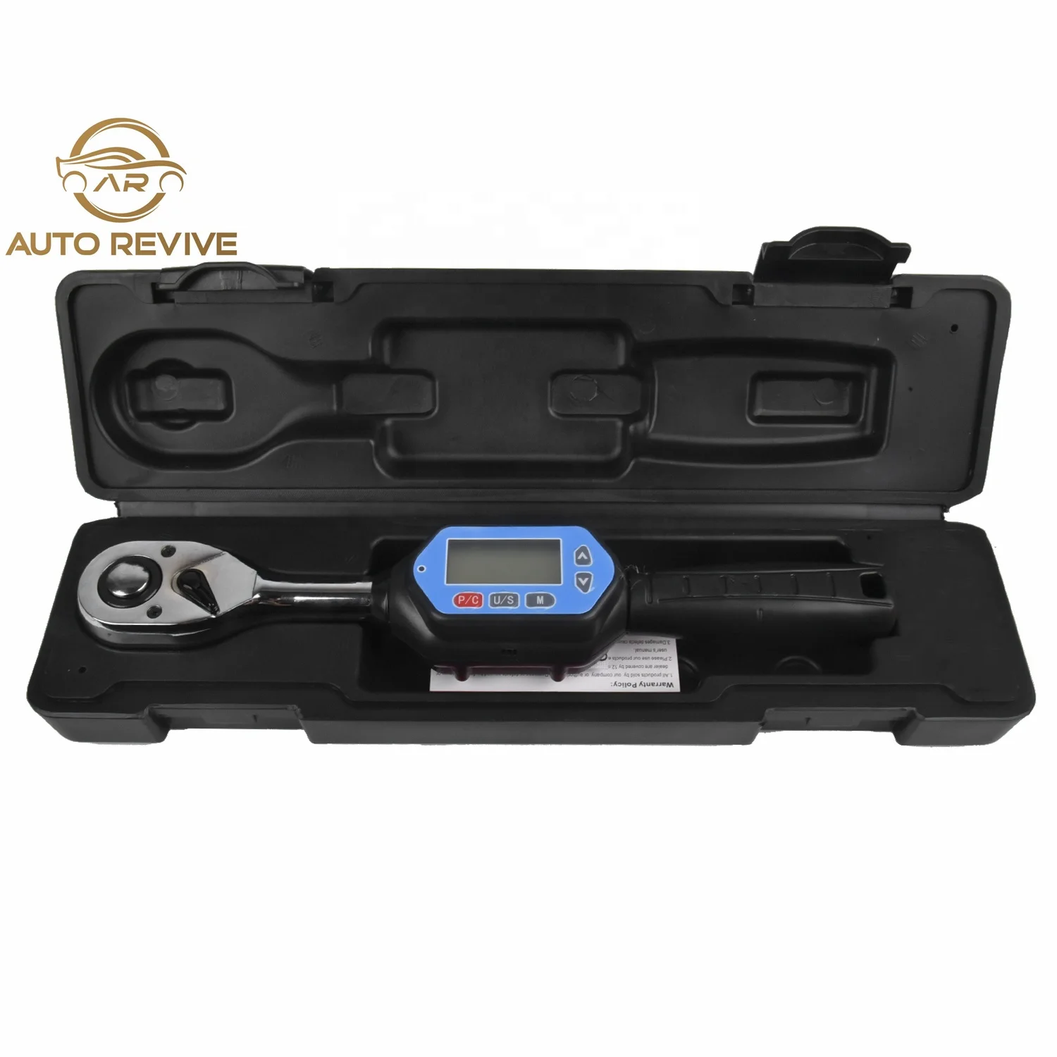 AutoRevive Hot selling EWM-30 Digital Torque Wrench 1/4 Square Drive Max. 22.12ft.lb Torque with Buzzer LED Indication and Peak