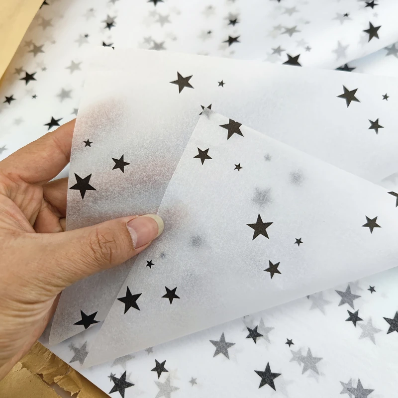 Ready To Ship Star Printing Decorative Gift Garment Shoes Wrapping Tissue Paper