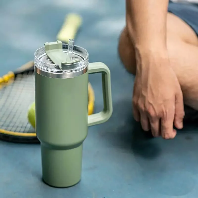 Спортивная фляжка из нержавеющей стали вакуумная умная бутылка напоминающая питьевую воду