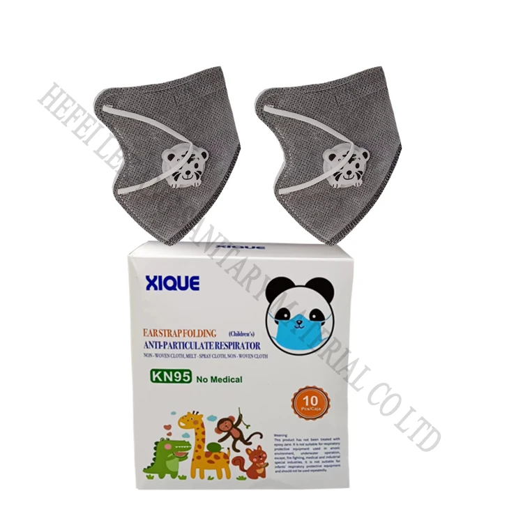 Kids Fashion Children Cartoon Dailylife Protective Disposable Face Mask KN95 Kids with Valve Respirators
