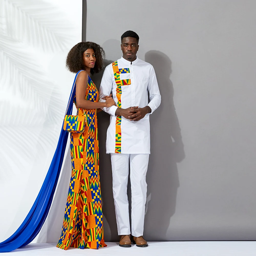 High Quality African Print Dresses Women Infinity Causal Dress Factory Wholesale Cotton Ladies African Dresses Designs