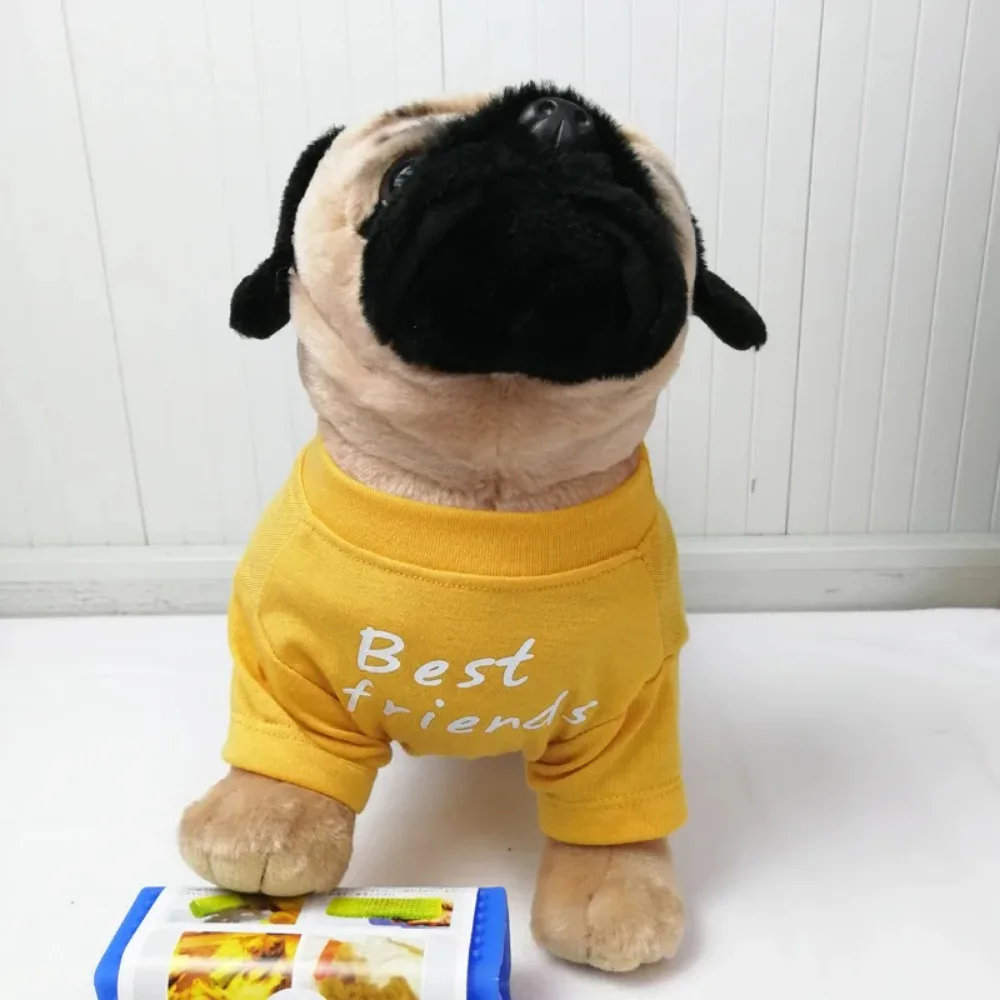Dog Clothing Thin and Breathable Cat Octopus Bago Shapee Bulldog Indoor and Outdoor Pet Clothing Round Neck T-shirt Teddy Bear
