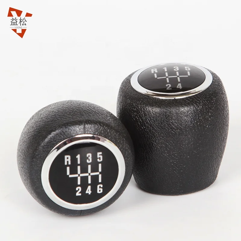 Manufacture quality auto parts car gear shift knob 5/6 speed black plastic For Cruze OE 55586351