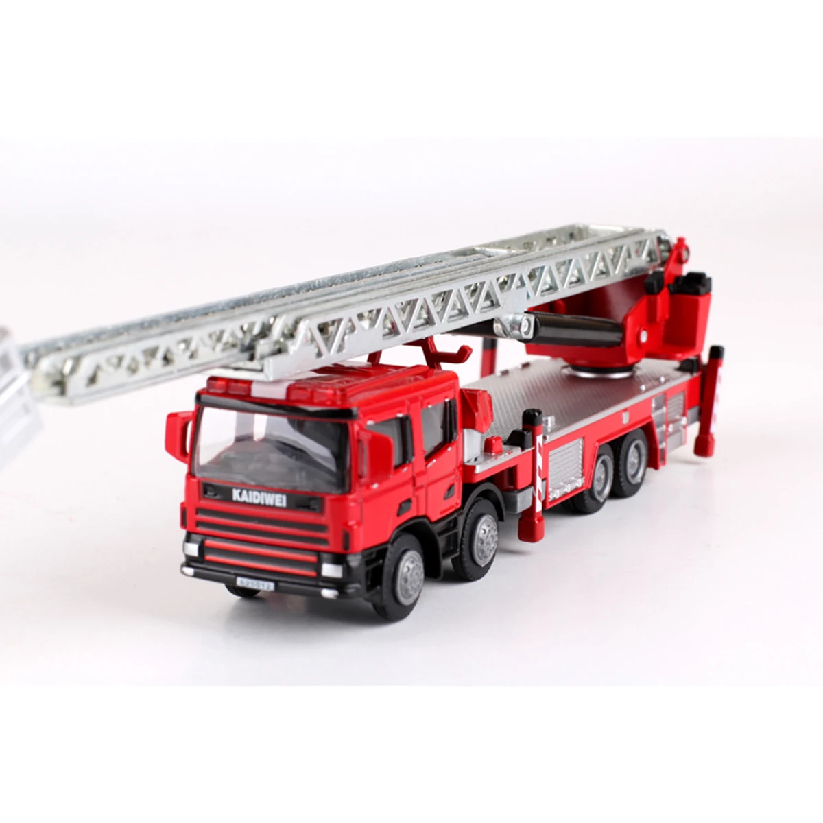 Diecast construction machinery 1:50 LADDER FIRE ENGINE Alloy Simulation model toys
