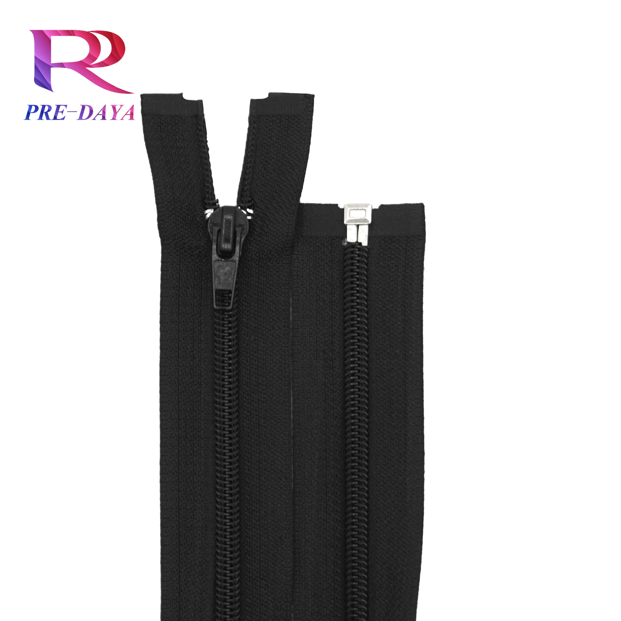 High Quality Good Selling Custom Colorful 3# 5# 7# 10# Jackets Zip Nylon Zipper Open End for Garments