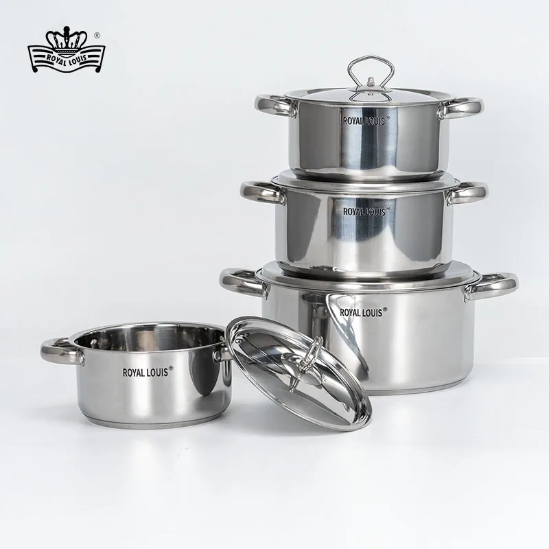 High Quality Stainless Steel 15Pcs Kitchenware Set Tableware Cooking Tools Set Pot And Pans Cookware