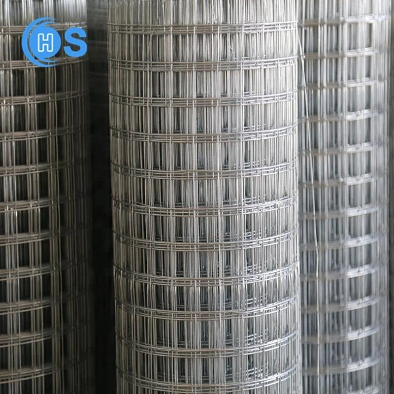 8 gauge hot-dip galvanized weld mesh fence gate 5x5 pvc welded iron wire net fencing roll