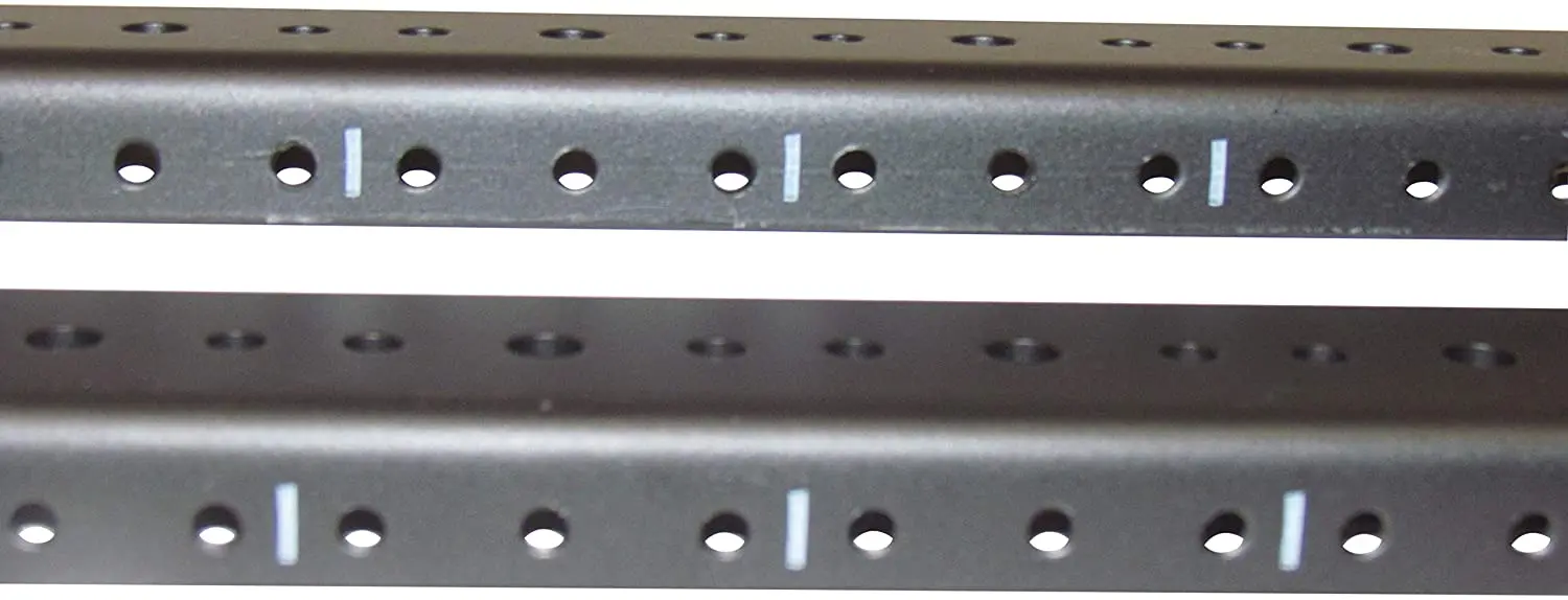 Steel Server Rack Rail Pair DIY Hardware Kit Network Frame Rack Rail Set Hardware Include Rack Enclosures, Rack Cabinets Ce,rech