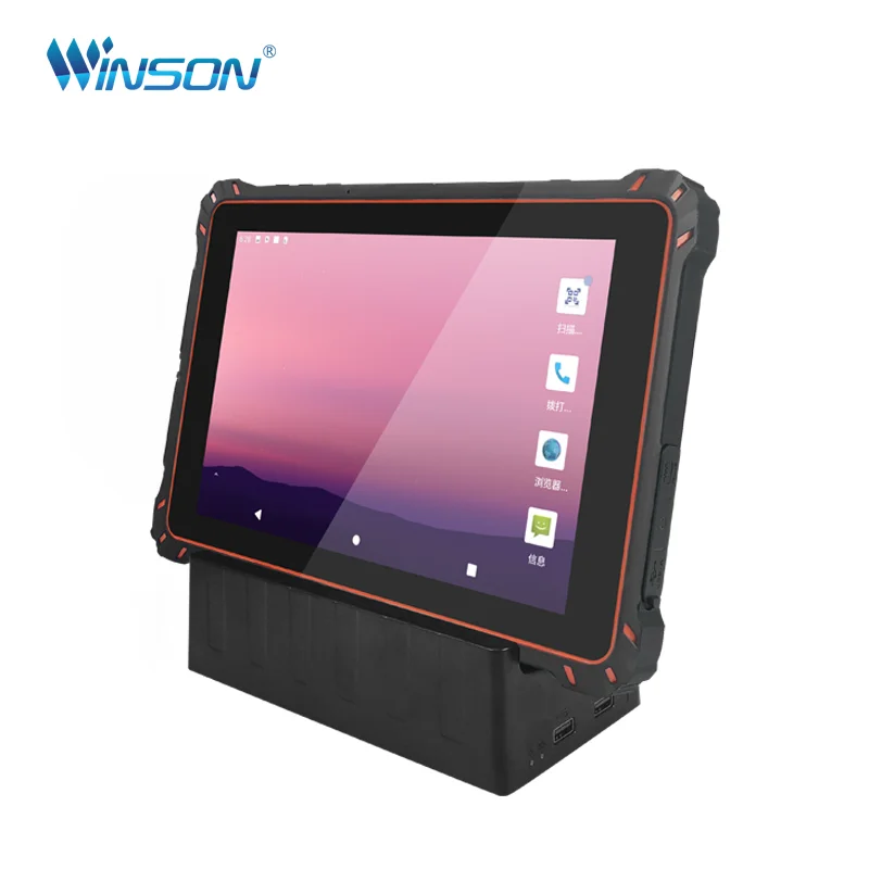 10.1 inch 4G Android Rugged Tablet PC Touch Screen Panel PC 256GB Large Memory industrial tablet pc