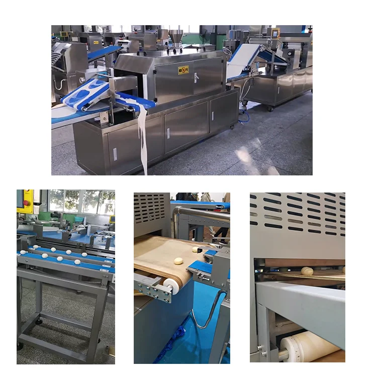 Pita bread Arabic Bread or Lebanese bread Machinery the Process from Start to End)