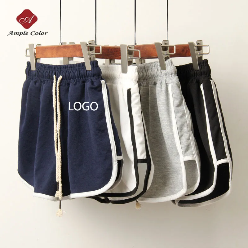 Custom Shorts Women Yoga Fitness Hot Shorts Striped Sports Gym Casual Beach Jogger Cotton Shorts