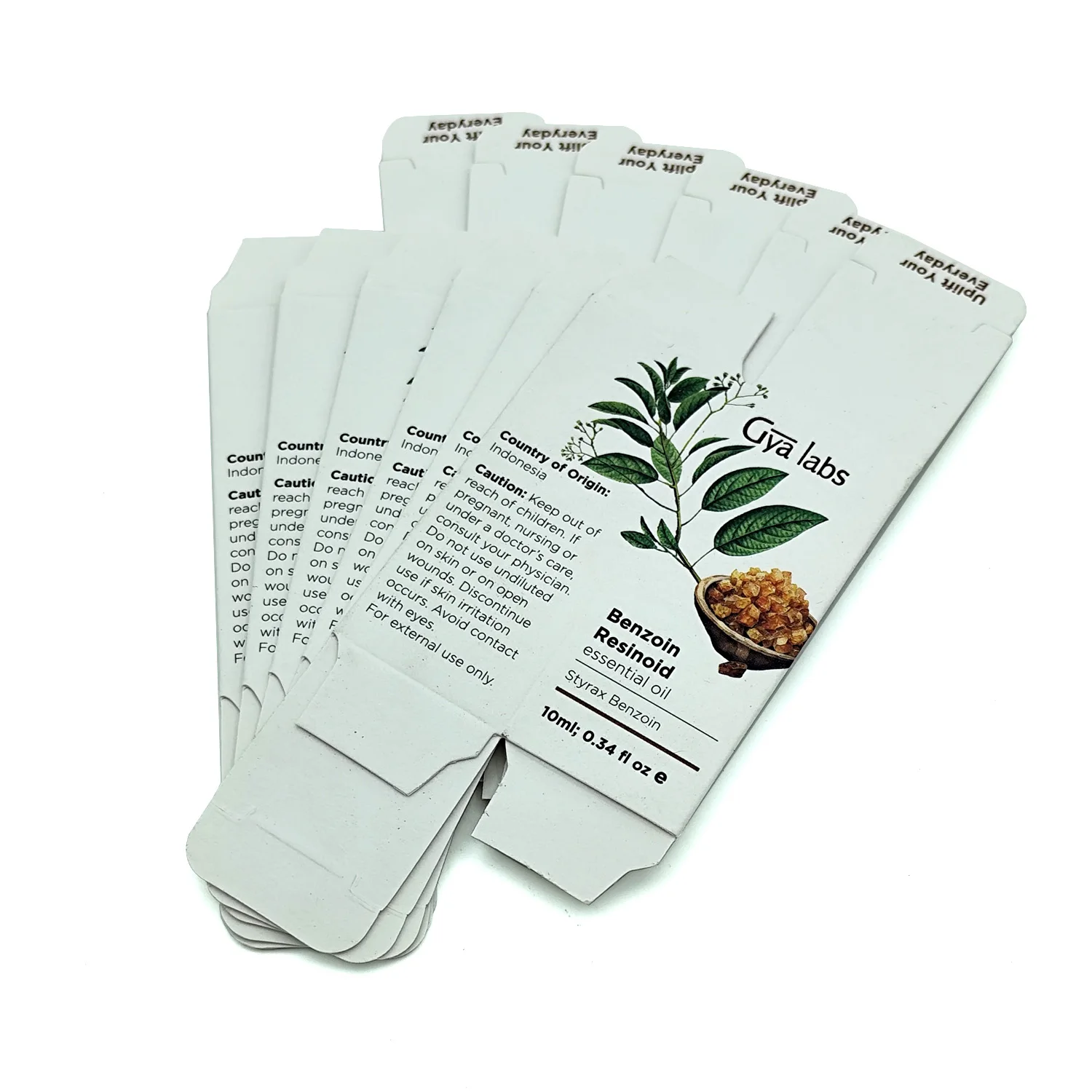 Custom CBD essential oil packaging box cosmetic paper box glass dropper bottle with packaging box