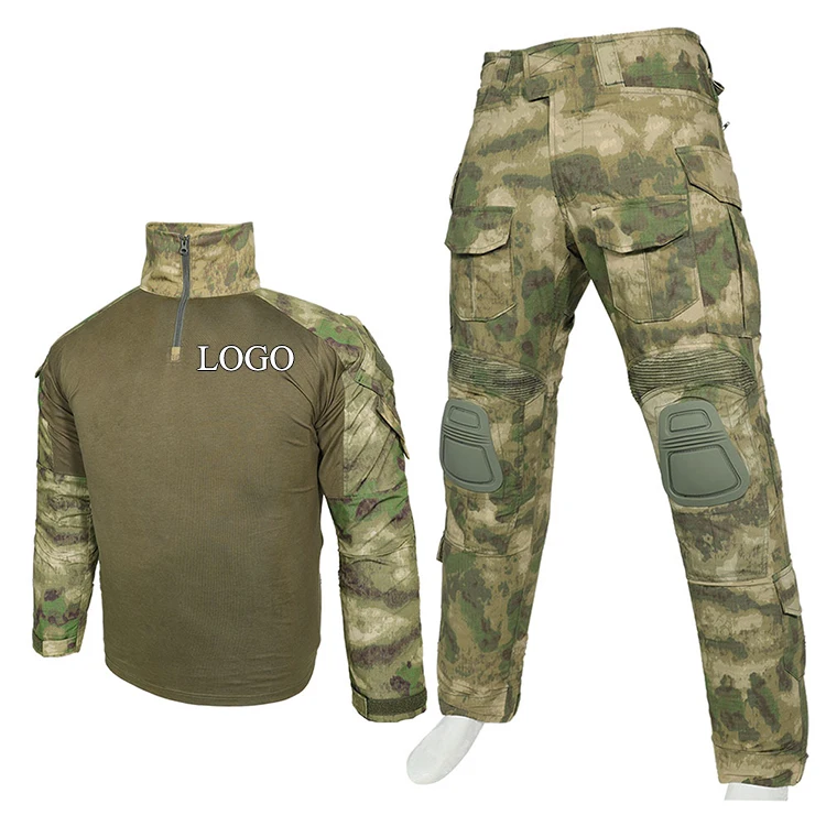 Custom sports outdoor CS training G3 camo camouflage frog tactical suit