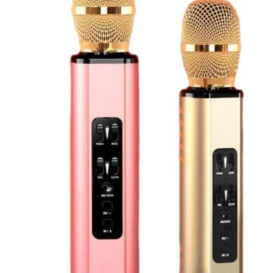 Source Manufacturer K6 Mobile Phone Universal K Gebao Microphone Artifact Wireless Singing Sound Integrated Microphone Ce CN;GUA