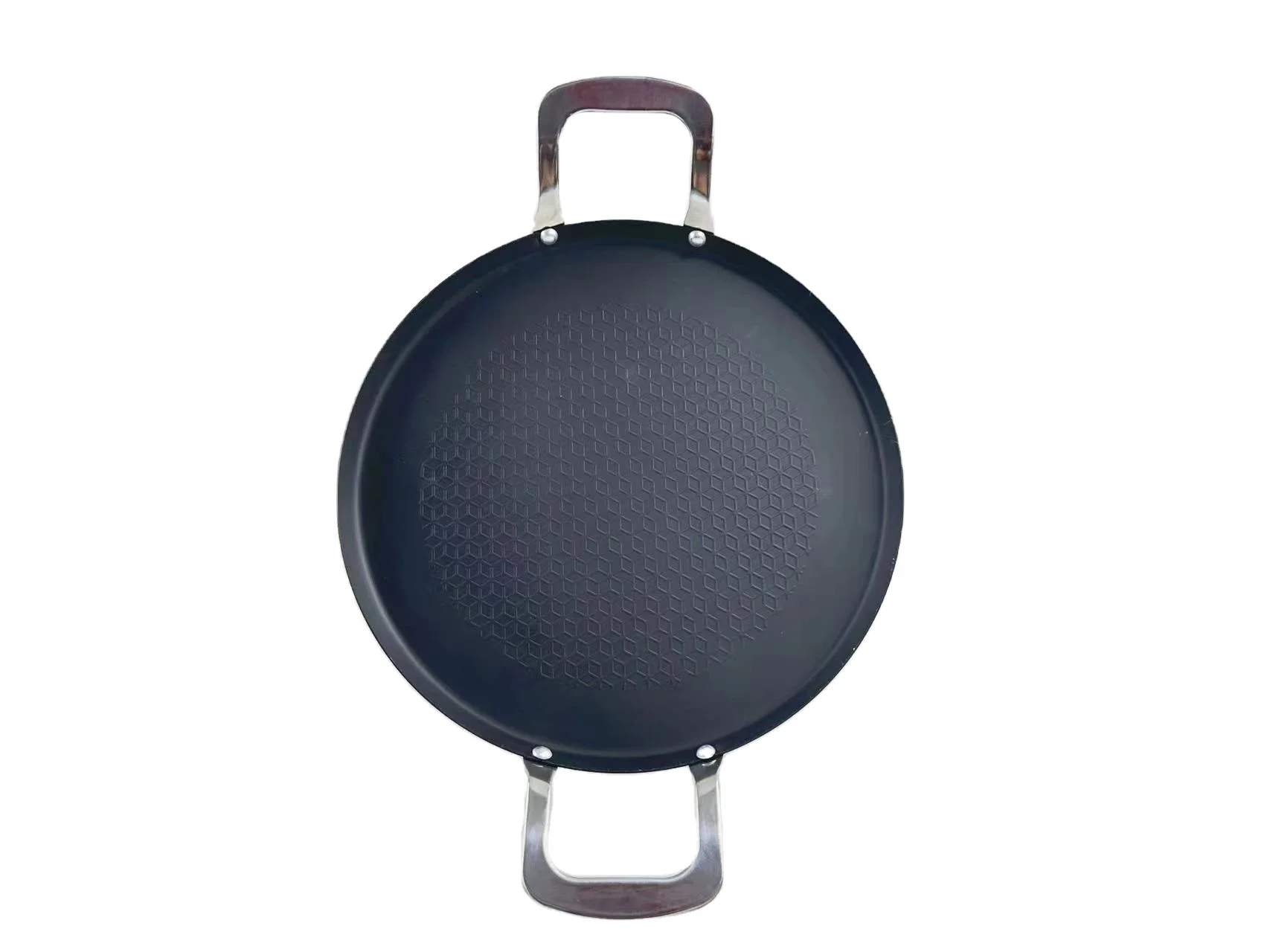 New Idea Product Pie Pans Carbon Steel No Coating Non-stick  Bakeware Round Pizza Pan baking with Tow Ears