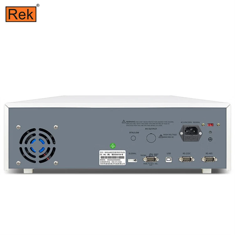 REK RK9914 Programmable Voltage Withstand Tester AC DC Voltage Insulation Tester 5kV 100mA Factory Direct Sales in China