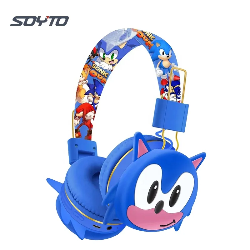 Shuoyin audifonos Super Sonic the hedgehog 2 Game Mario bros bro wireless headset kids headphone headphones Toys figure for Kids