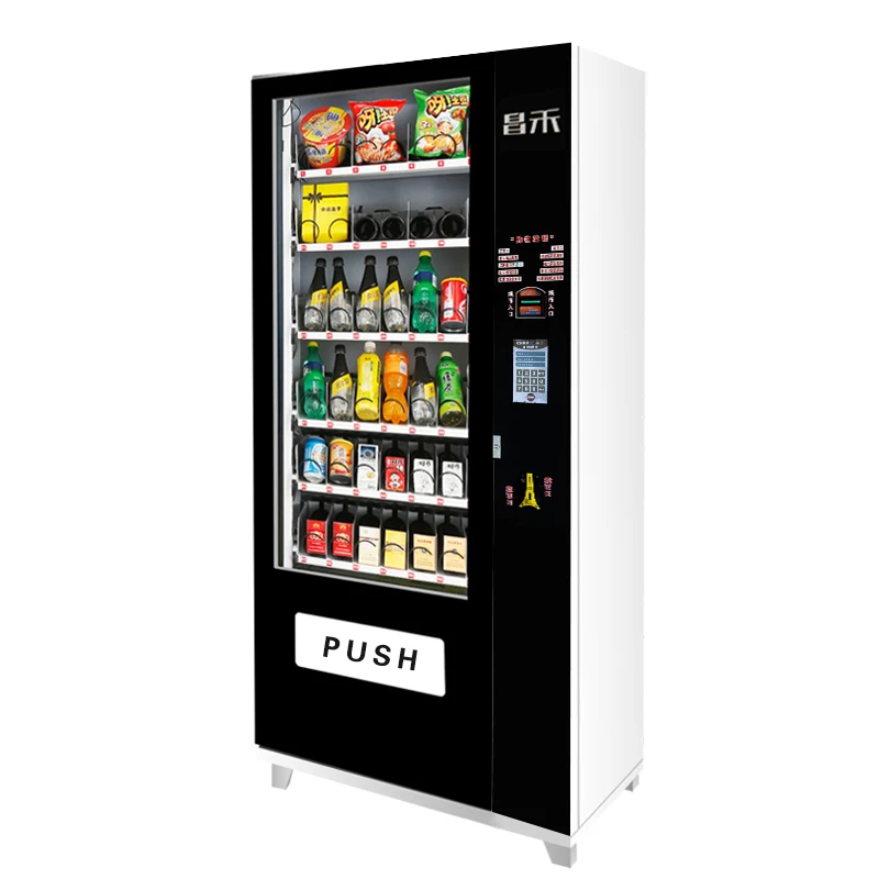 
Chinese Professional Manufacturer Drinks Snack Vending Machine For Chocolate Bars Chips 