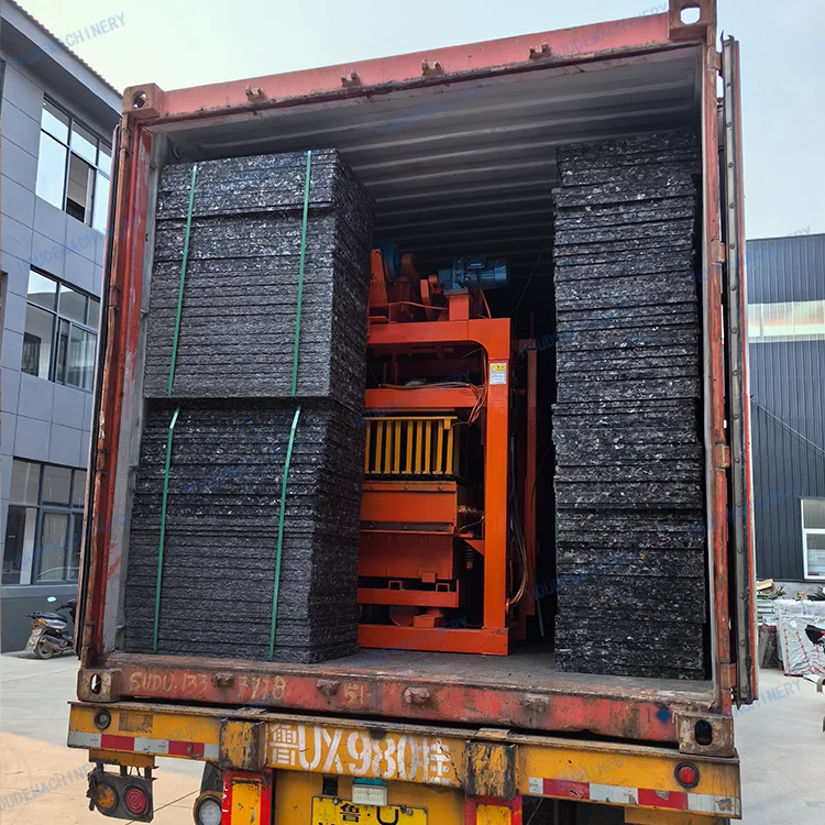 4-25D Manual Fly Ash Cement Brick Block Making Machine Hollow Solid Concrete Competitive Price Engine Custom Line Mold Design
