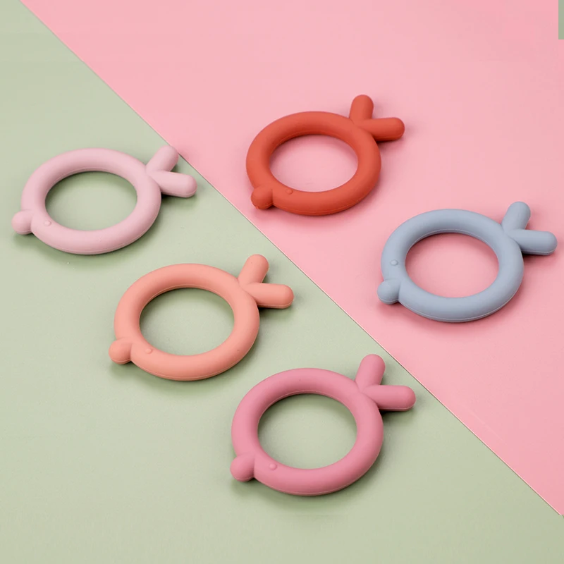 Lohas Wholesale BPA Free Chew Teething Toy Baby Teethers Silicone Teether