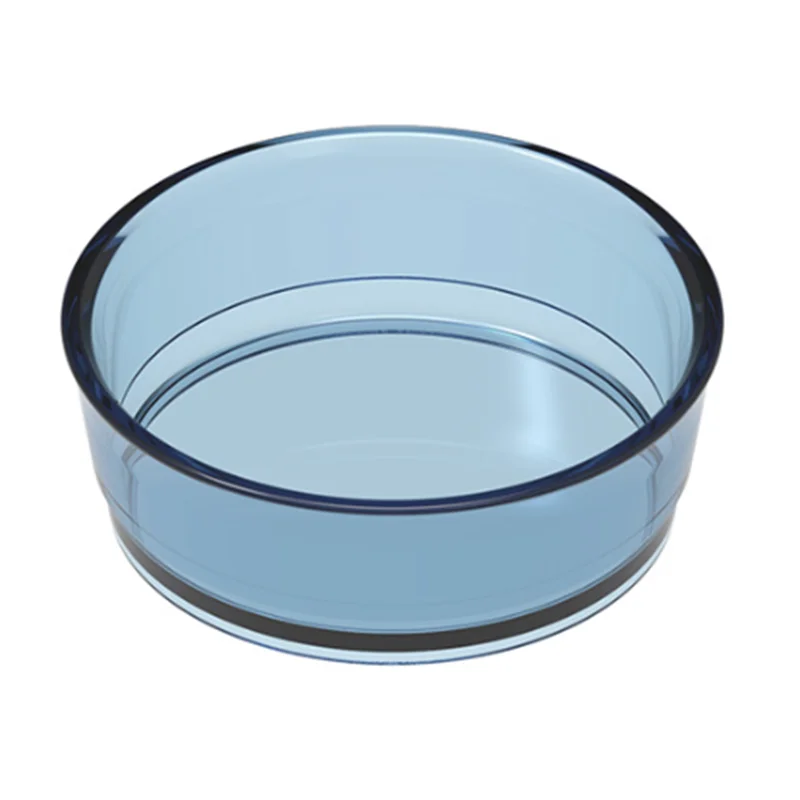 Pet product Pet food bowls Feeders classic transparent bowl with extremely thick edge