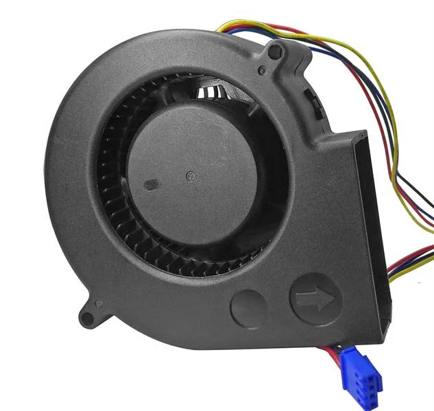 High quality 4 inch dc waterproof exhaust fan 97x33mm 9733 centrifugal blower fan 12 volt 24v