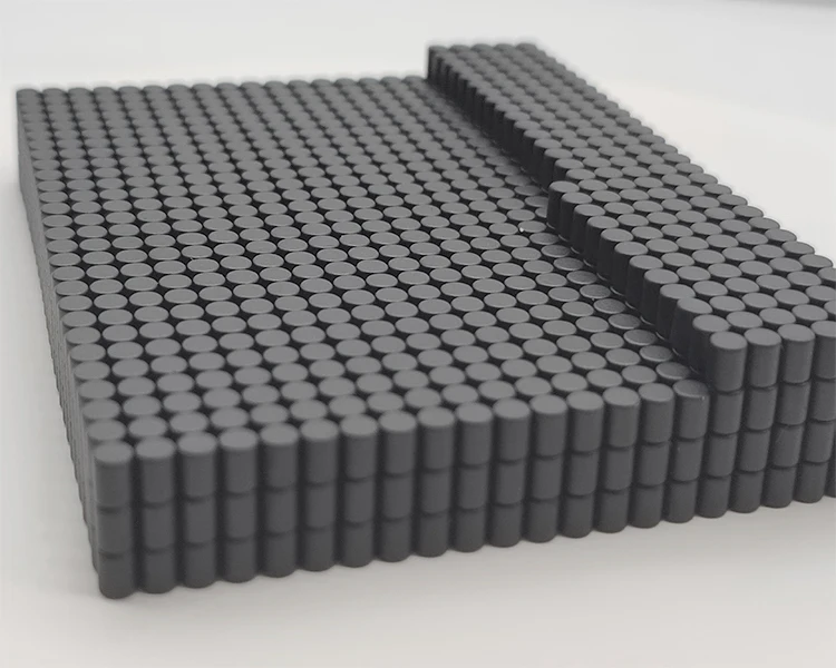 cheap neodymium magnet custom design black epoxy coated rare earth cylinder magnet