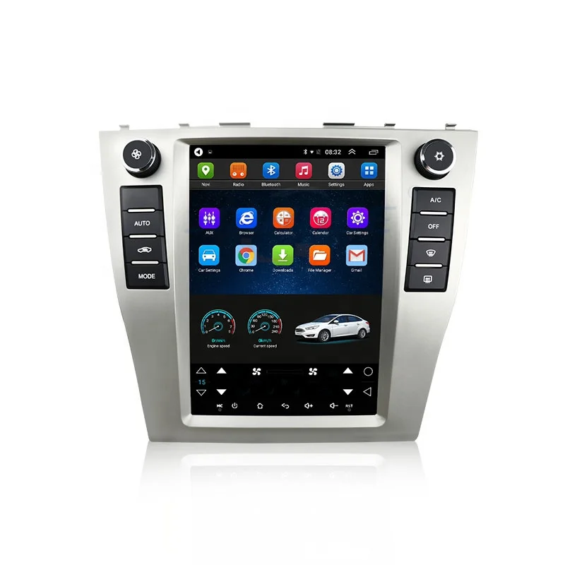 Android vertical screen car DVD player GPS navigation for camry  Car autoradio multimedia