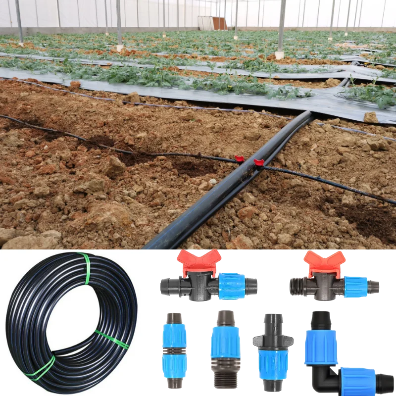Farm Irrigation System Tube Ldpe Agricultural Irrigation Pipe Drip Hose Pipe Polyethylene Line Of 16Mm Of 1Mm Wall Width