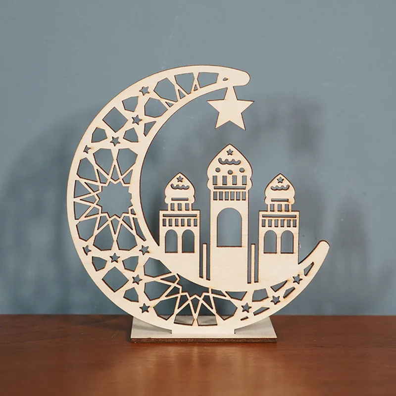 Middle East Arab Crescent Light Moon Star LED Tealight Candle Holder Night Light Eid Ramadan Kareem Decoration Incense Pray