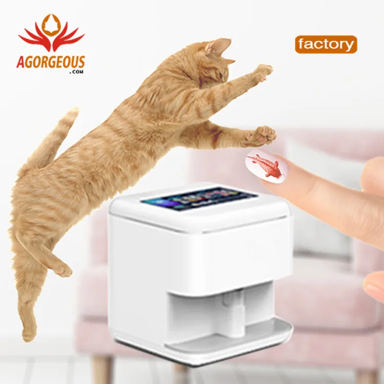 Лидер продаж в США, 3d автоматический передвижной принтер для ногтей, легкий принт, Сушилка для ногтей