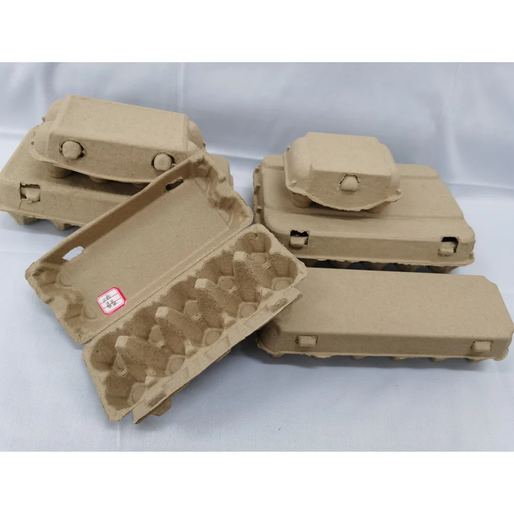 Factory Reusable Bio-degradable 6/ 10 /12/ 15/ 30 cells egg cartons for chicken eggs machine