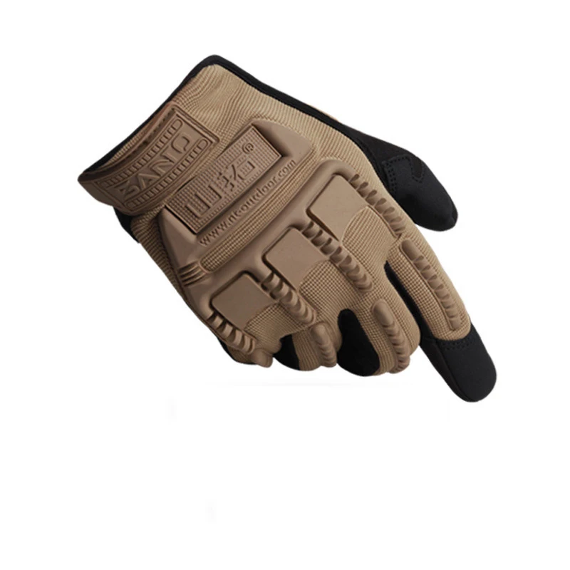  Manufacturer Customizable Logo Gym Gloves Breathable Full Finger Motorcycle Kart Racing Anti