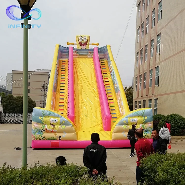 Popular Big Water Slides Inflatable Amusement Park Slide Slip and Slide Waterslide