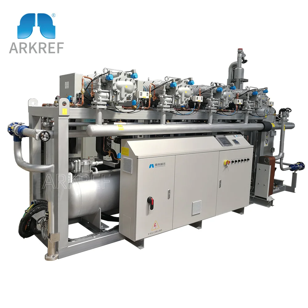 ARKREF Condensing Unit Refrigeration R744 Refrigerant Quick Connector High Pressure Co2 Compressor