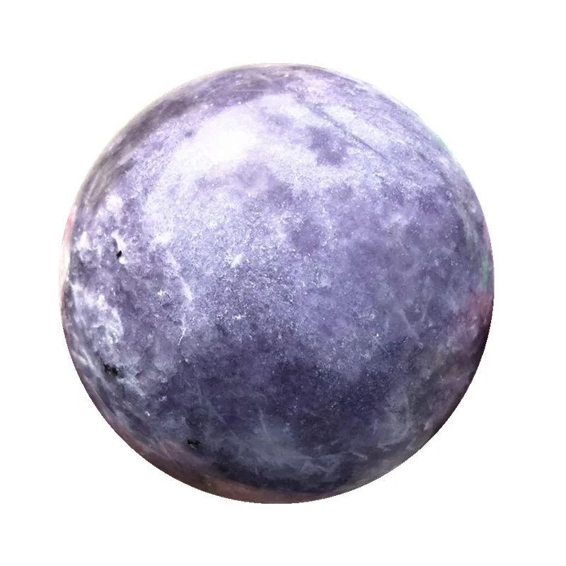 Natural Unicorn Stone Lepidolite Quartz Ball Lepidolite Crystal Sphere For Spiritual