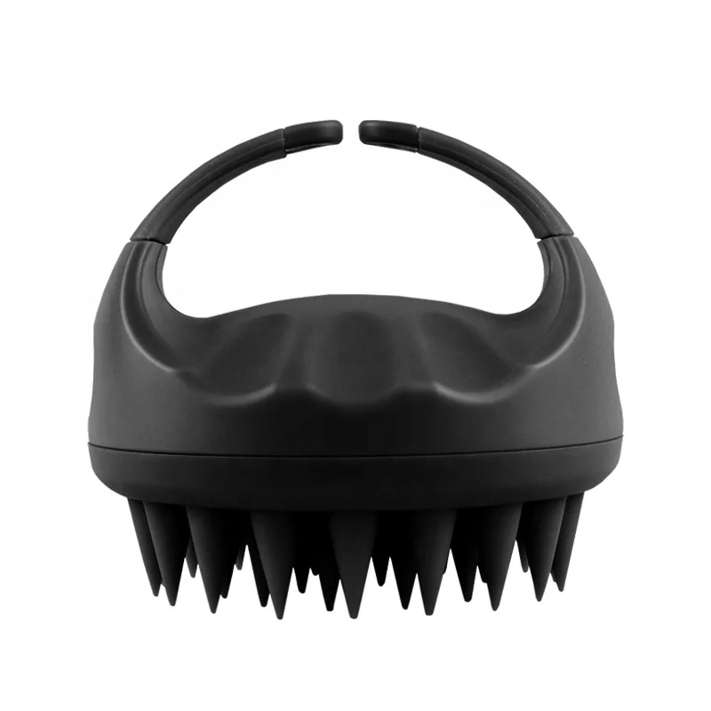 Customize Hair Scalp Massager Shampoo Brush Soft Silicone Wet Dry Hair Brush For Head Relax