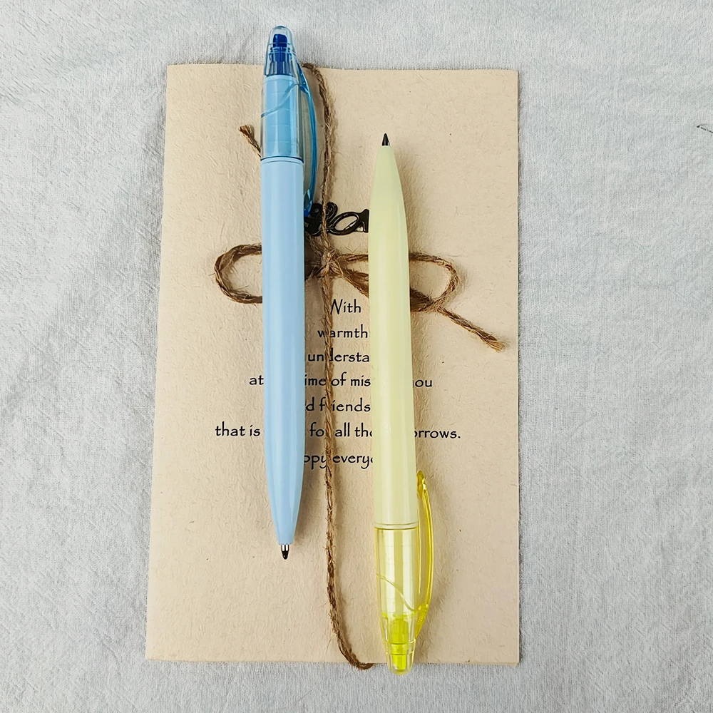YF PEN New Style Double Tip Highlighter and Ballpoint Pen Custom Logo