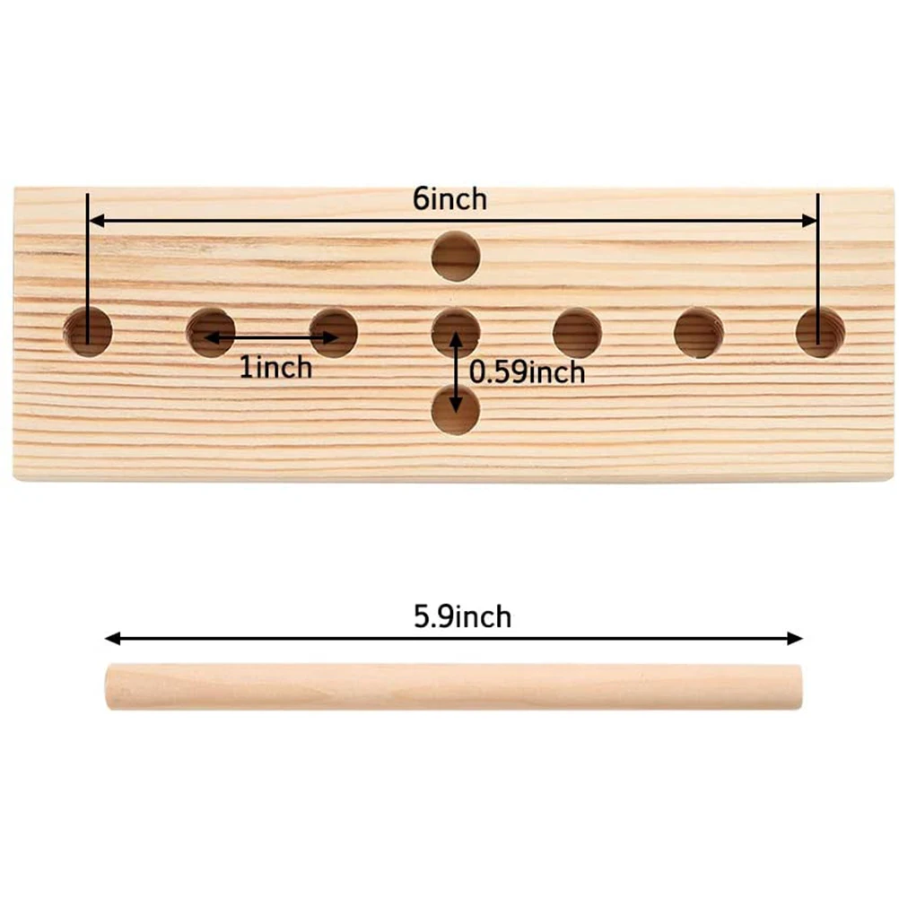 Hardwood Bow Maker Wooden Wreath Bowing Making Tool For Ribbon Crafts Gift Party Decoration Corsage Holiday Wreath