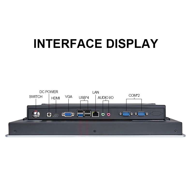 10.4 12 15 inch Computer J1900 Embedded X86 Single Board Fanless tablet PC With 4 USB RS232 Port