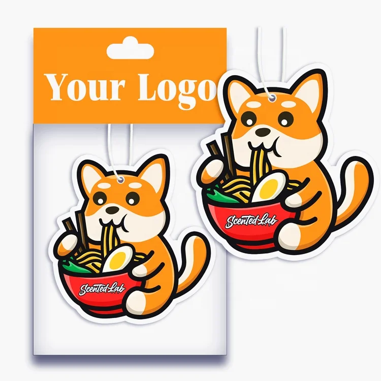 Custom your logo long lasting scent car air-freshener