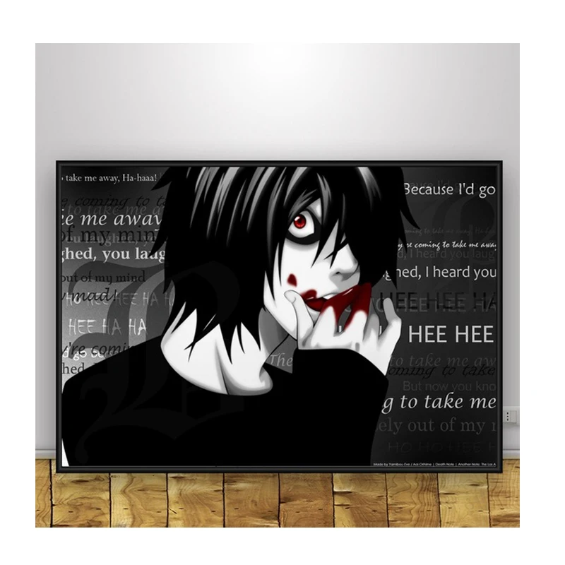 5D DIY Diamond Painting Wall Art Cross Stitch Anime Death Note Picture Full Drill Diamond Painting Embroidery Mosaic Home Decor